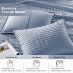 Comfort Spaces Kienna Quilt Set- Double Sided Stitching Design Summer Blanket - Image 5