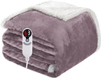 Electric Heated Blanket Twin Size 62"x84", Soft Flannel by Soypipo