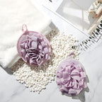 Boao 3 Pcs Bath Shower Pouf Sponge Mesh Pouf Shower Ball Exfoliating Body - Image 6