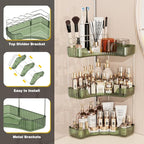 Asayuee 3-Tier Corner Bathroom Counter Organizer - Image 6