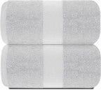 White Classic Luxury Soft Bath Sheet Towels - Image 2