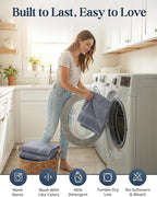 LANE LINEN 100% Cotton Towels Set - Image 8