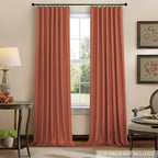 Pitalk Terracotta Blackout Curtains - Image 8