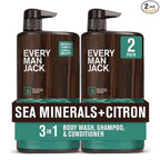 Every Man Jack Sea Minerals + Citron Hydrating Mens 3-in-1 All Over Wash by EveryManJack