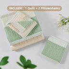 Andency King Size Quilt Set Mint Pink, 3 Pieces Summer Ultra Soft Lightweight - Image 6