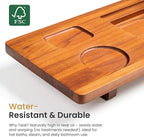 Teak Bathtub Tray for Freestanding Bath - Image 4