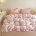 BOLINLIVING Gingham Duvet Cover Full Size, Microfiber Bedding Set by BOLINLIVING
