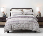 SLEEPBELLA Boho Chic Striped King Size Duvet Cover Set by SLEEPBELLA