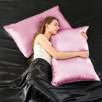 INFIIXSO Silk Pillow Cases 2 Pack Standard Size, Ultra Smooth & Soft Mulberry - Image 8