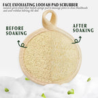 Face Exfoliating Loofah Pad Scrubber, Manual Facial Cleansing and Makeup - Image 2
