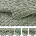 WDCOZY Oversized California Cal King Size Quilt Bedding Sets - Image 3