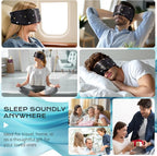 MUSICOZY Silk Sleep Mask for Women Men, Ultra-Soft Mulberry Silk Eye Mask - Image 7