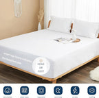 Sunflower Full Fitted Sheet, 1-Piece Deep Pocket Fitted Bottom Sheet 16" - Image 6