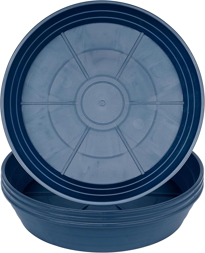 Plant Saucer 6 Inch 4 Pack 6 8 10 12 14 16 18 20 25, Plastic Plant Trays by LWALRS