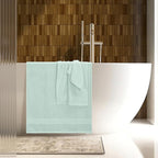 Belizzi Home 8 Piece Towel Set 100% Ring Spun Cotton, 2 Bath Towels 27x54 - Image 5