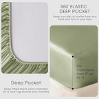 FreshCulture Satin Sheets Full Size - Image 4