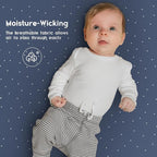 Yoofoss Pack and Play Sheets Fitted, Mini Crib Sheets 2-Pack - Image 5
