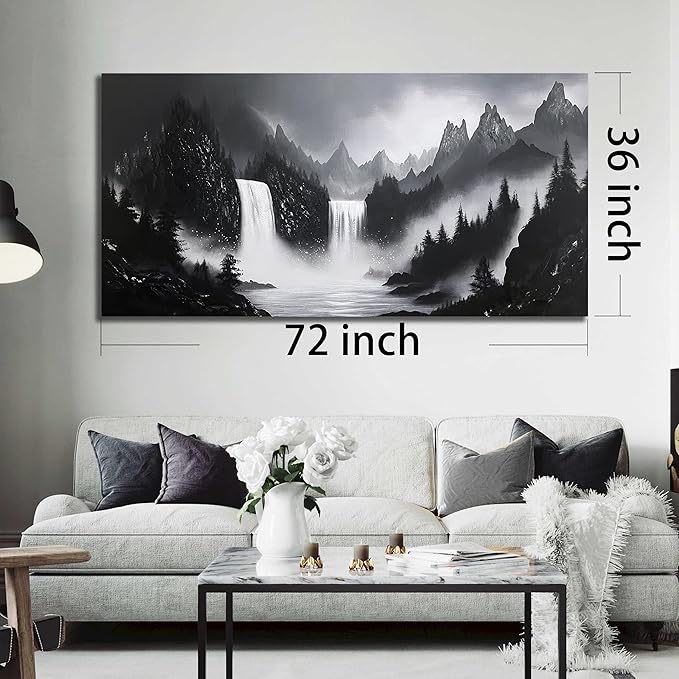 Mountain Hand Painting Wall Decor - Image 7