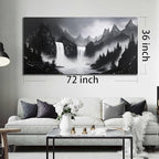 Mountain Hand Painting Wall Decor - Image 7
