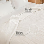 Electric Heated Blanket Throw Size 50"x60", Soft Flannel - Image 2