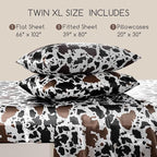 MR&HM Satin Sheets with Elastic Corner Straps, Twin XL Size 3-Piece Silky - Image 2