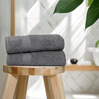 Commercial Bulk Pack of 12 Small Bath Towels – 100% Cotton Terry 24" x 46" – - Image 5