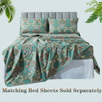 FADFAY Duvet Cover Set Floral Bedding Button Closure Full Premium 100% Cotton - Image 6