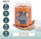 Candle-lite Halloween Scented Candles, Perfect Pumpkin, 18 oz Jar, Proudly - Image 4