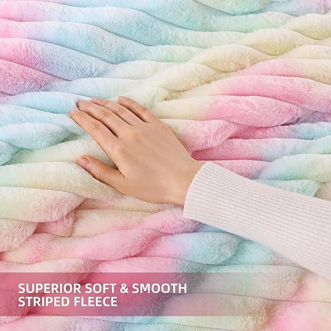 Smoofy Fluffy Full Size Comforter Sets 3 Pieces - Image 5