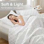 Comfort Spaces Queen Quilt Set Modern Reversible Ogee Coverlet Queen Bedding - Image 6