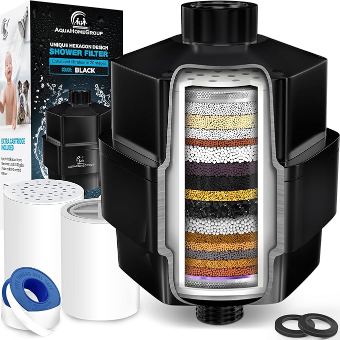 AquaHomeGroup 20 Stage Shower Filter by Aquahomegroup