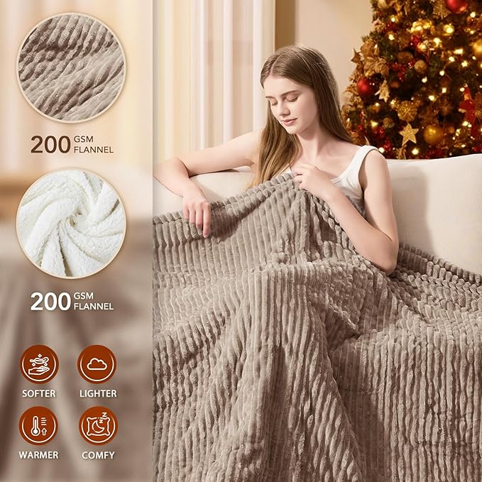 Homemate Heated Blanket Electric Throw - Image 2