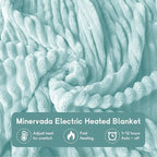 Heated Blanket Electric Blanket Queen Size 84''x90'' - Image 4