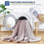 SEALY Electric Blanket Heated Throw 50"x60" Soft Double Sherpa Super Cozy - Image 6