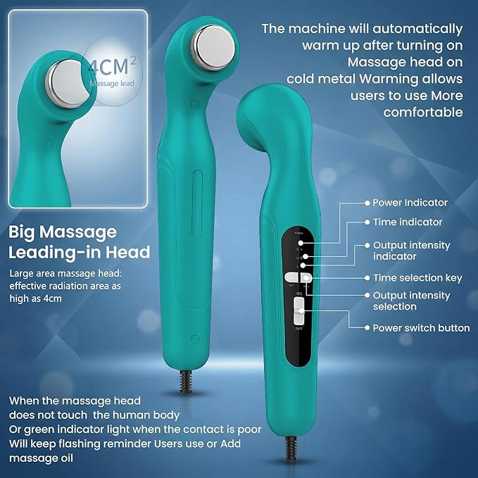 Portable Home Ultrasound Therapy Machine, Rapid Release Therapy Massager Deep - Image 4
