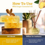 SVA Ginger Essential Oil – 1 Fl Oz – 100% Natural Ginger Oil - Image 6