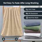 JML Bath Towels, Large Microfiber Towel Set, Ultra Soft, Super Absorbent - Image 6