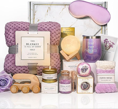 AHAGIFTREE Gift Baskets for Women, Think of You, self Care, Care Package by Unknown
