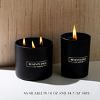 Benevolence LA 3 Wick Candle, Charcoal Large Scented Candle | Soy Candles | - Image 8