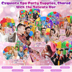 160 PCS Spa Party Supplies For Girls, Kids & Family, Include Face, Lip & Foot - Image 9