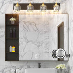 Aipsun Crystal Bathroom Vanity Lighting Black Vanity Light Fixtures Modern - Image 7