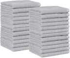 Amazon Basics Highly Absorbent Fast Drying 100% Cotton Washcloths by AmazonBasics