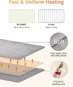 WOOMER Extra Large Heating Pad, Heat Pad - Image 3
