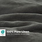 Simple&Opulence 100% Washed Linen Duvet Cover - Image 2