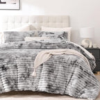 Smoofy Fluffy Full Size Comforter Sets 3 Pieces by SMOOFY