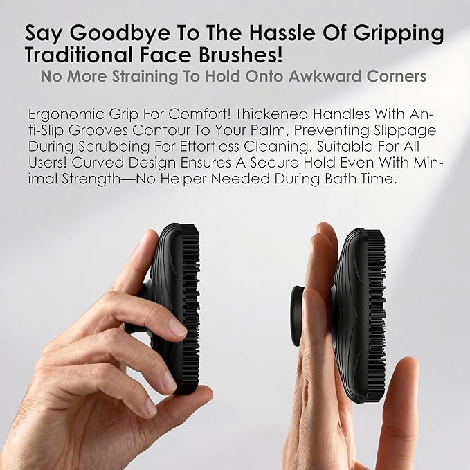 RamPula Face Scrubber & African Net, Silicone Exfoliating Brush - Image 6
