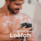 MainBasics Bath Shower Loofah Sponge Pouf Body Scrubber Exfoliator Body Wash - Image 2