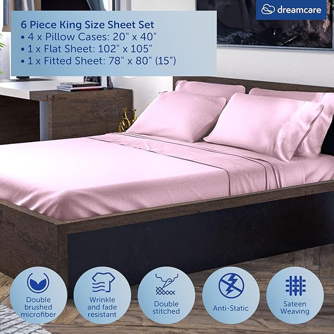 DREAMCARE Queen Sheet Set - Image 6