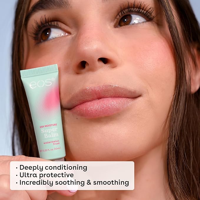 eos 24H Moisture Super Balm- Raspberry Kiwi Splash & Strawberry Sorbet - Image 3