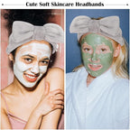 Ondder Spa Headband for Washing Face 8 Pack Gray Skincare Headbands for Women - Image 3